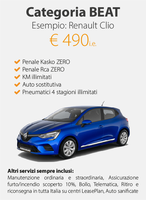 noleggio renault clio